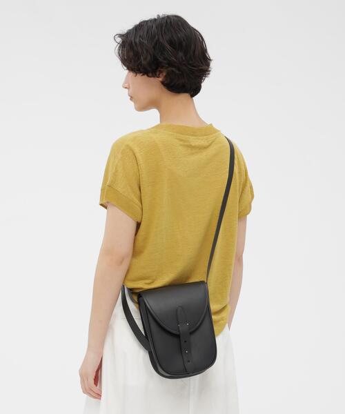 MARGARET HOWELL(マーガレットハウエル)の「SMOOTH LEATHER(ショルダーバッグ・レディース・ブラック・FREE)」の2枚目の写真