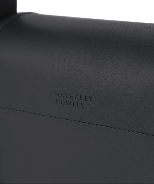 MARGARET HOWELL（マーガレットハウエル）の「SMOOTH LEATHER（ショルダーバッグ・レディース・ブラック・FREE）」の7枚目の写真