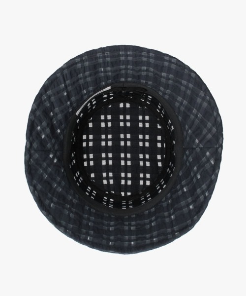 Chapeau d' O(シャポードオー)の「Chapeau d' O Check Sheer Bucket / シャポードオー(ハット・レディース・ネイビー/ホワイト/レッド・M/57.5cm)」の15枚目の写真