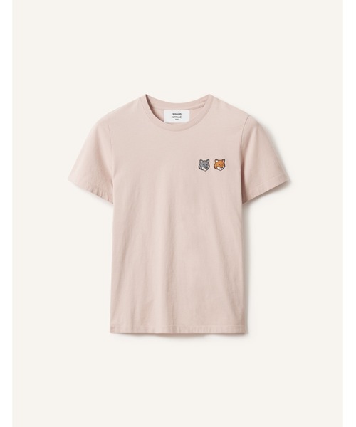 Maison Kitsune(メゾンキツネ)の「DOUBLE FOX HEAD REGULAR TEE-SHIRT(Tシャツ/カットソー・レディース・ホワイト系その他/ブラック/スモークピンク・M/XS/XL/S/L)」の14枚目の写真