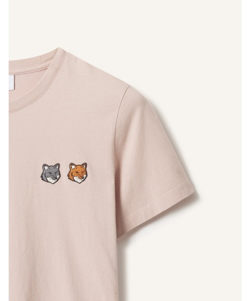 Maison Kitsune(メゾンキツネ)の「DOUBLE FOX HEAD REGULAR TEE-SHIRT(Tシャツ/カットソー・レディース・ホワイト系その他/ブラック/スモークピンク・M/XS/XL/S/L)」の16枚目の写真