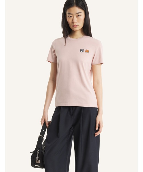 Maison Kitsune(メゾンキツネ)の「DOUBLE FOX HEAD REGULAR TEE-SHIRT(Tシャツ/カットソー・レディース・ホワイト系その他/ブラック/スモークピンク・M/XS/XL/S/L)」の18枚目の写真