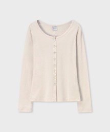 Paul Smith レイヤードカラー カーディガン　エクリュ セール】ウィメンズ レイヤードカラー カーディガン / 165220 690N