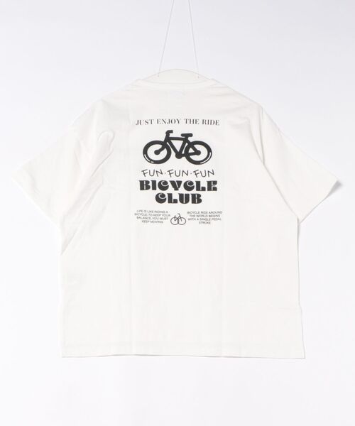 GENERATOR(ジェネレーター)の「ジェネレーター BICYCLE Tシャツ(Tシャツ/カットソー・レディース・ホワイト/ベージュ系その他/ブラック・F)」の4枚目の写真