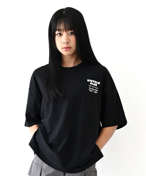 GENERATOR(ジェネレーター)の「ジェネレーター BICYCLE Tシャツ(Tシャツ/カットソー・レディース・ホワイト/ベージュ系その他/ブラック・F)」の2枚目の写真