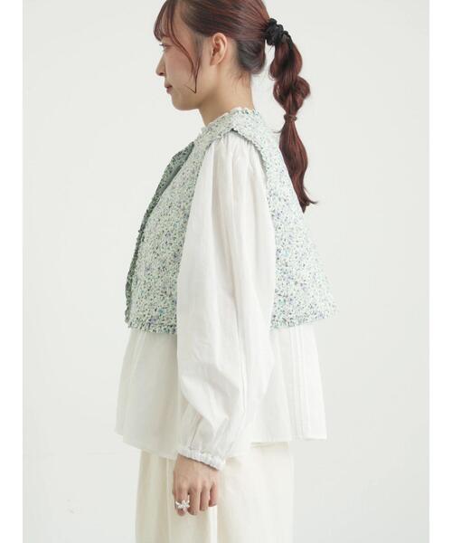 TSUHARU by Samansa Mos2（ツハルバイサマンサモスモス）の「【LIBERTY】BEATRICE柄キルトベスト（ベスト・レディース・ラベンダー/ピンク・F）」の17枚目の写真