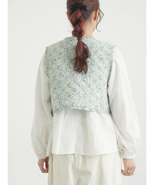 TSUHARU by Samansa Mos2（ツハルバイサマンサモスモス）の「【LIBERTY】BEATRICE柄キルトベスト（ベスト・レディース・ラベンダー/ピンク・F）」の18枚目の写真