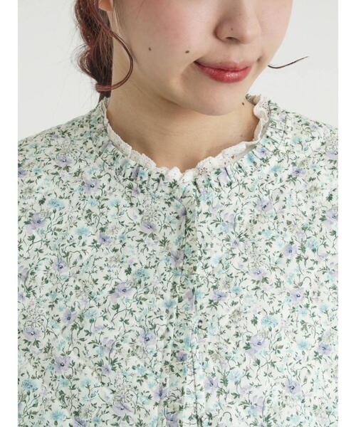 TSUHARU by Samansa Mos2（ツハルバイサマンサモスモス）の「【LIBERTY】BEATRICE柄キルトベスト（ベスト・レディース・ラベンダー/ピンク・F）」の19枚目の写真