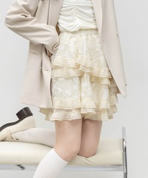 RANDA（ランダ）の「イレヘムレースミニスカート（スカート）」