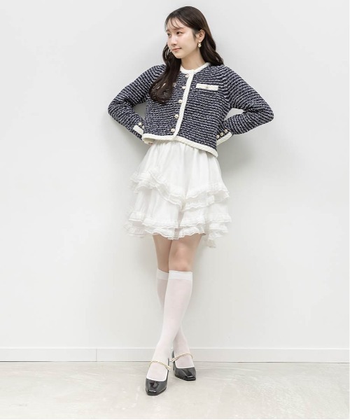 RANDA（ランダ）の「イレヘムレースミニスカート（スカート・レディース・ホワイト/アイボリー・0/1）」の8枚目の写真