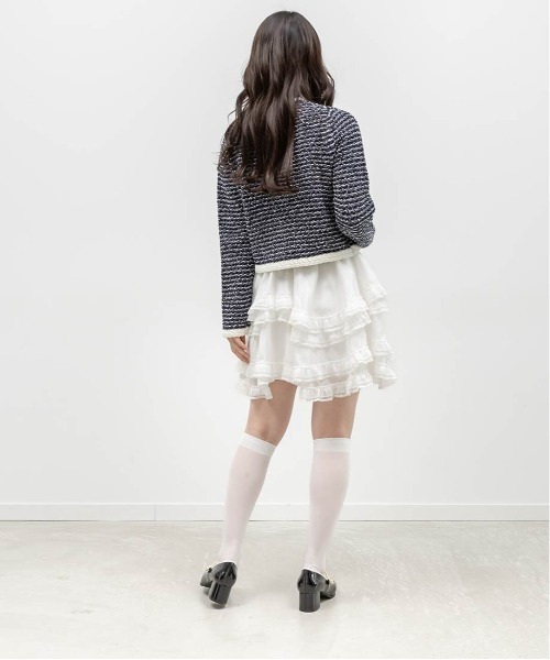 RANDA（ランダ）の「イレヘムレースミニスカート（スカート・レディース・ホワイト/アイボリー・0/1）」の10枚目の写真