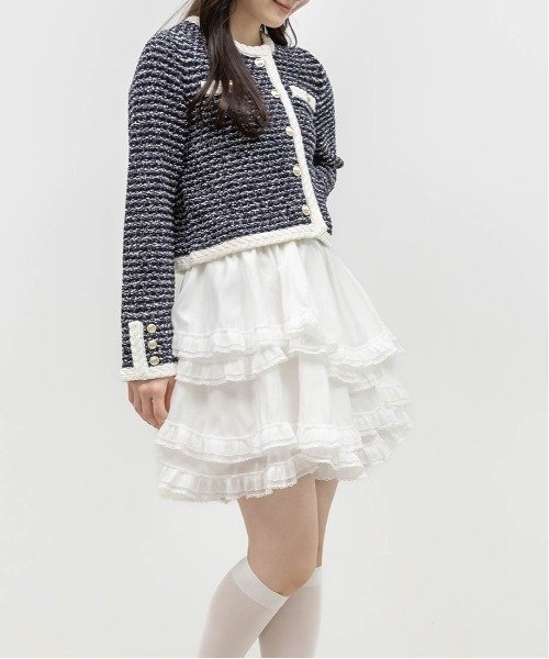 RANDA（ランダ）の「イレヘムレースミニスカート（スカート・レディース・ホワイト/アイボリー・0/1）」の12枚目の写真