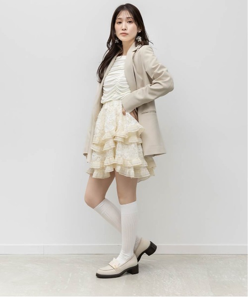 RANDA（ランダ）の「イレヘムレースミニスカート（スカート・レディース・ホワイト/アイボリー・0/1）」の22枚目の写真