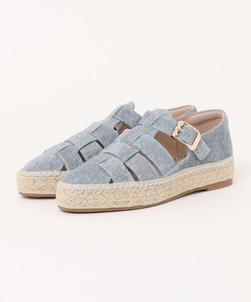 LANVIN en Bleu(ランバンオンブルー)の「グルカ風エスパドリーユ(パンプス・レディース・ブラック/ゴールド/ブルー・24.0cm/23.5cm/23.0cm/22.5cm/24.5cm/22.0cm)」の2枚目の写真