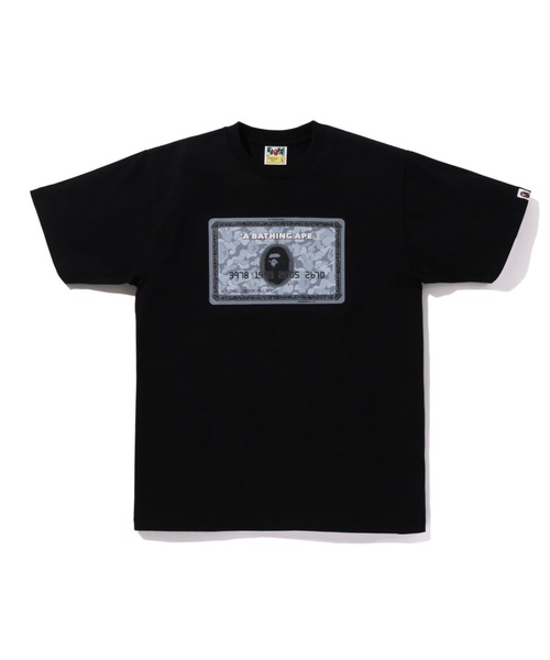 A BATHING APE(アベイシングエイプ)の「BAPE CARD TEE BAPEC(Tシャツ/カットソー・メンズ・ブラック×シルバー/ホワイト×グリーン/ホワイト×ブラック/ブラック×ゴールド・LARGE/SMALL/X-LARGE/XX-LARGE/MEDIUM/XXX-LARGE)」の3枚目の写真