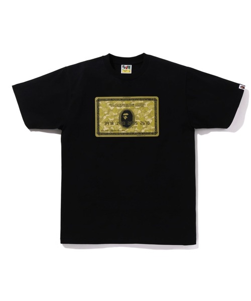 A BATHING APE(アベイシングエイプ)の「BAPE CARD TEE BAPEC(Tシャツ/カットソー・メンズ・ブラック×シルバー/ホワイト×グリーン/ホワイト×ブラック/ブラック×ゴールド・LARGE/SMALL/X-LARGE/XX-LARGE/MEDIUM/XXX-LARGE)」の4枚目の写真