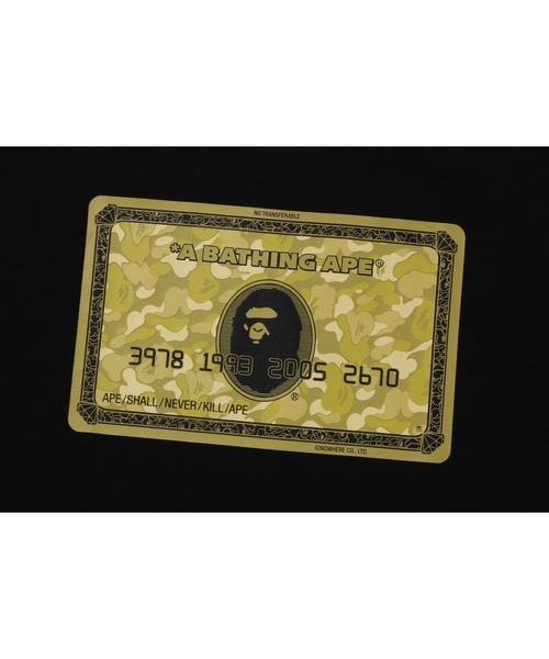 A BATHING APE(アベイシングエイプ)の「BAPE CARD TEE BAPEC(Tシャツ/カットソー・メンズ・ブラック×シルバー/ホワイト×グリーン/ホワイト×ブラック/ブラック×ゴールド・LARGE/SMALL/X-LARGE/XX-LARGE/MEDIUM/XXX-LARGE)」の10枚目の写真