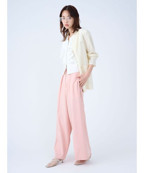 LAGUNAMOON（ラグナムーン）の「メッシュダブルテーラードジャケット（テーラードジャケット・レディース・ブラック/アイボリー/ブラウン・FREE）」の17枚目の写真