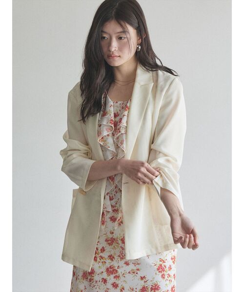 LAGUNAMOON（ラグナムーン）の「メッシュダブルテーラードジャケット（テーラードジャケット・レディース・ブラック/アイボリー/ブラウン・FREE）」の20枚目の写真