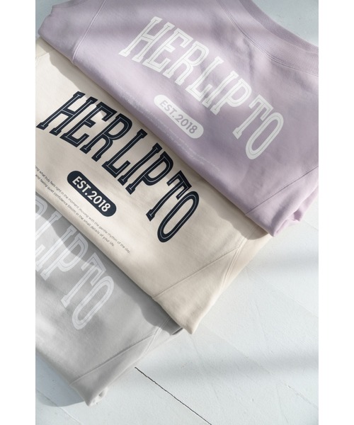 HLT Logo Two-Way Sweatshirt（スウェット）｜Her lip to（ハーリップ