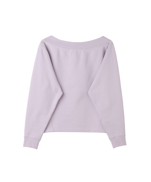 Her lip to(ハーリップトゥー)の「HLT Logo Two-Way Sweatshirt(スウェット・レディース・モーブ系/セージグリーン/ベージュ系・FREE)」の4枚目の写真