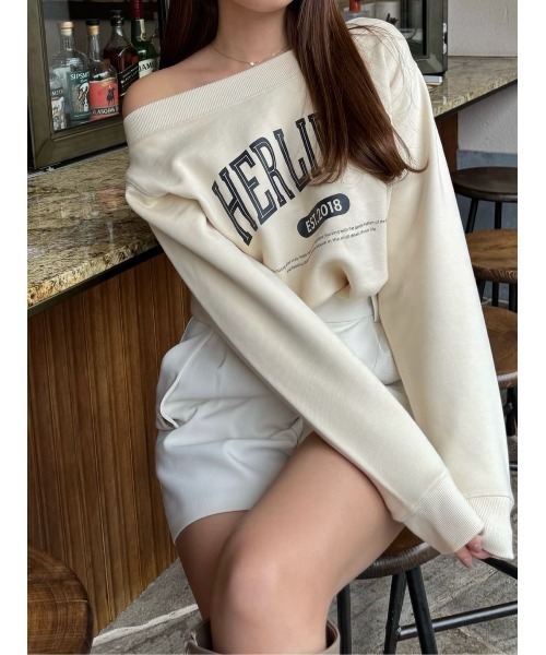 HLT Logo Two-Way Sweatshirt（スウェット）｜Her lip to（ハーリップ