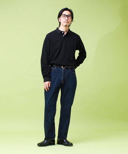 GEVACO（ゲバコ）の「【GEVACO/ゲバコ】ロングスリーブ ポロシャツ（ポロシャツ・メンズ・チャコールグレー/ブラック/ブルー・M/L）」の11枚目の写真