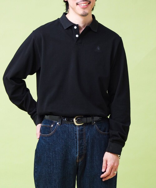 GEVACO（ゲバコ）の「【GEVACO/ゲバコ】ロングスリーブ ポロシャツ（ポロシャツ・メンズ・チャコールグレー/ブラック/ブルー・M/L）」の10枚目の写真