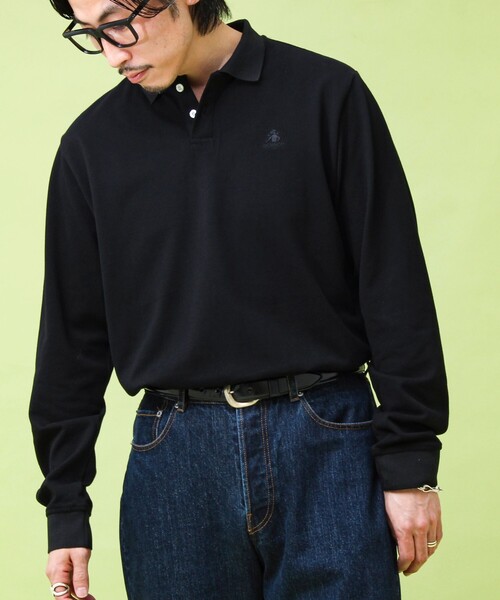 GEVACO（ゲバコ）の「【GEVACO/ゲバコ】ロングスリーブ ポロシャツ（ポロシャツ・メンズ・チャコールグレー/ブラック/ブルー・M/L）」の9枚目の写真