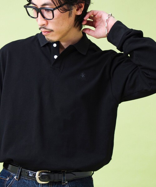 GEVACO（ゲバコ）の「【GEVACO/ゲバコ】ロングスリーブ ポロシャツ（ポロシャツ・メンズ・チャコールグレー/ブラック/ブルー・M/L）」の6枚目の写真