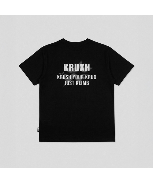 KRUXH(クルクス)の「スローガン スター セミオーバーフィット 半袖Tシャツ ブラック(Tシャツ/カットソー・レディース・その他・1/2/3)」の1枚目の写真