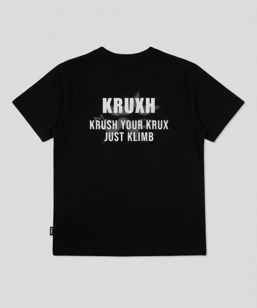 KRUXH(クルクス)の「スローガン スター セミオーバーフィット 半袖Tシャツ ブラック(Tシャツ/カットソー・レディース・その他・1/2/3)」の4枚目の写真