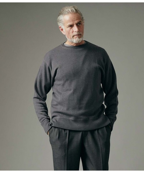 junhashimoto（ジュンハシモト）の「W ZIP CREW NECK KNIT（ニット/セーター・メンズ・ブラック・4）」の8枚目の写真