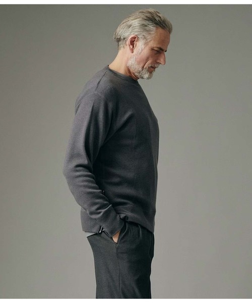 junhashimoto（ジュンハシモト）の「W ZIP CREW NECK KNIT（ニット/セーター・メンズ・ブラック・4）」の12枚目の写真