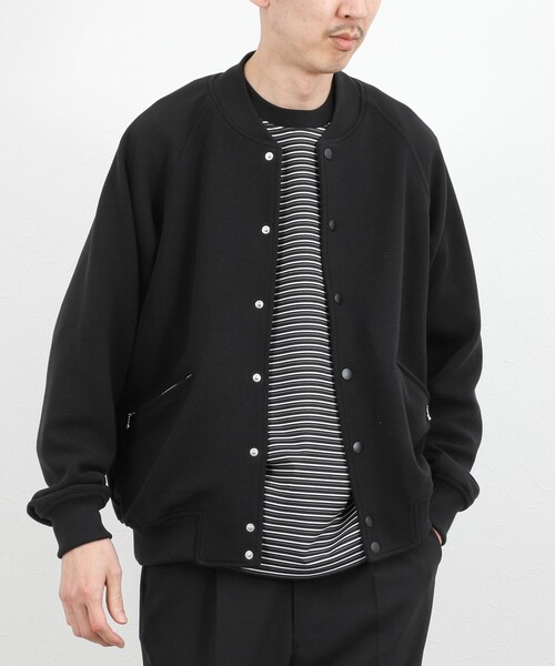 NOLLEY’S（ノーリーズ）の「カットスタジャン 26SS（ブルゾン・メンズ・チャコールグレー/ブラック・M/L/XL/S）」の4枚目の写真