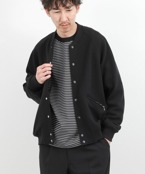 NOLLEY’S（ノーリーズ）の「カットスタジャン 26SS（ブルゾン・メンズ・チャコールグレー/ブラック・M/L/XL/S）」の5枚目の写真