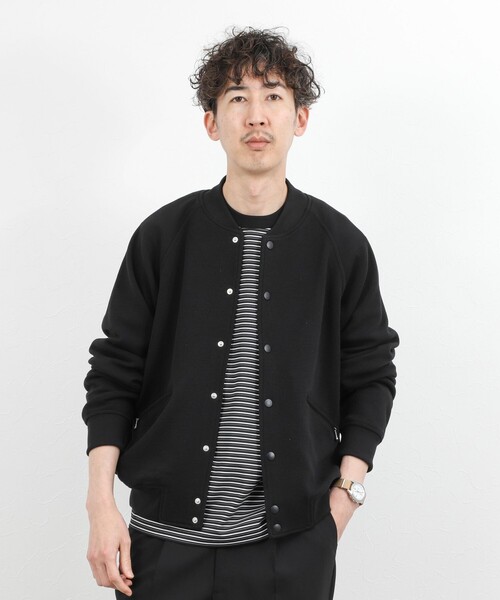 NOLLEY’S（ノーリーズ）の「カットスタジャン 26SS（ブルゾン・メンズ・チャコールグレー/ブラック・M/L/XL/S）」の6枚目の写真