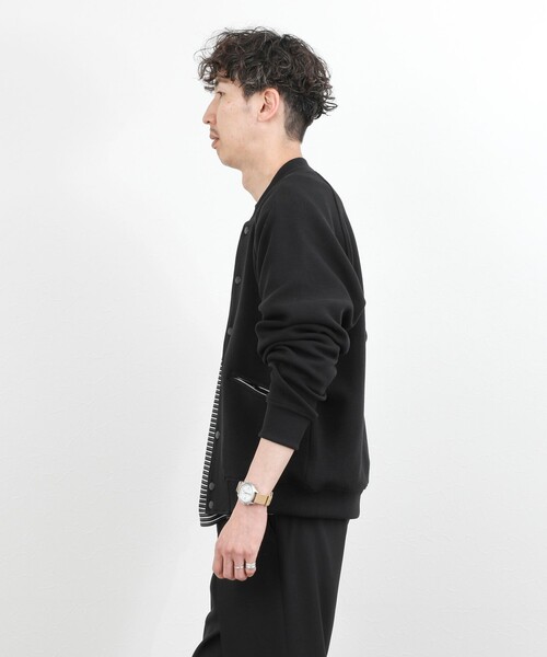 NOLLEY’S（ノーリーズ）の「カットスタジャン 26SS（ブルゾン・メンズ・チャコールグレー/ブラック・M/L/XL/S）」の7枚目の写真