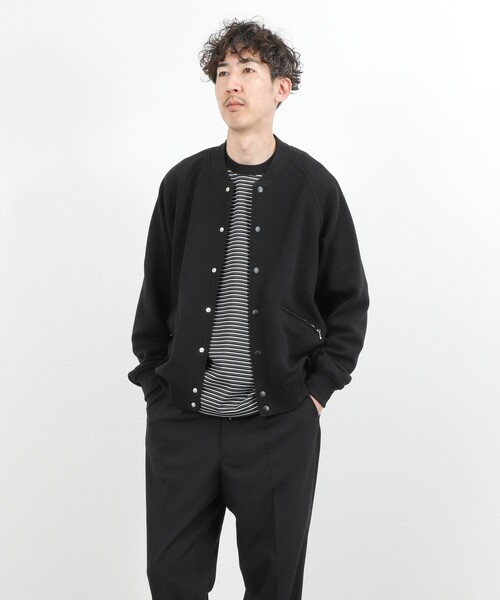 NOLLEY’S（ノーリーズ）の「カットスタジャン 26SS（ブルゾン・メンズ・チャコールグレー/ブラック・M/L/XL/S）」の9枚目の写真