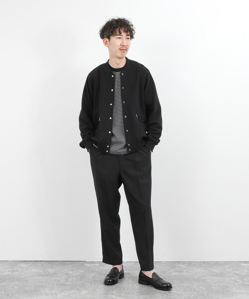 NOLLEY’S（ノーリーズ）の「カットスタジャン 26SS（ブルゾン・メンズ・チャコールグレー/ブラック・M/L/XL/S）」の12枚目の写真