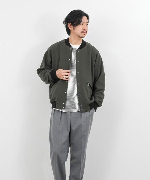 NOLLEY’S（ノーリーズ）の「カットスタジャン 26SS（ブルゾン・メンズ・チャコールグレー/ブラック・M/L/XL/S）」の19枚目の写真