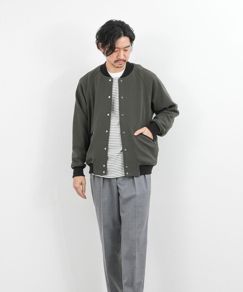 NOLLEY’S（ノーリーズ）の「カットスタジャン 26SS（ブルゾン・メンズ・チャコールグレー/ブラック・M/L/XL/S）」の20枚目の写真