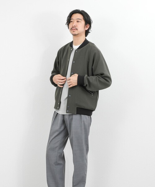 NOLLEY’S（ノーリーズ）の「カットスタジャン 26SS（ブルゾン・メンズ・チャコールグレー/ブラック・M/L/XL/S）」の21枚目の写真