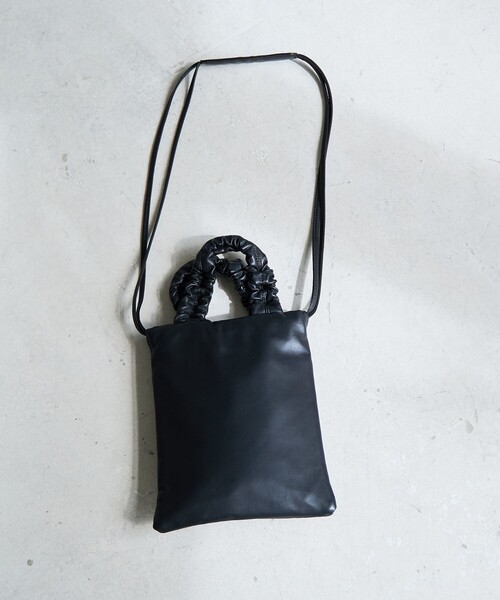 coen（コーエン）の「2wayギャザーハンドル巾着ショルダーバッグ（ショルダーバッグ・レディース・オフホワイト/ブラック/ブラウン・FREE）」の11枚目の写真