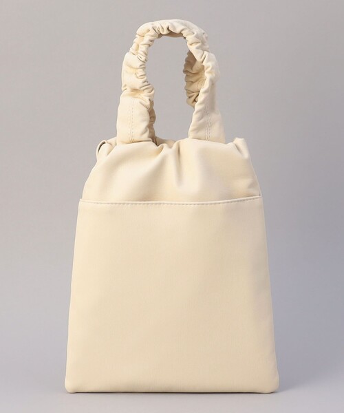 coen（コーエン）の「2wayギャザーハンドル巾着ショルダーバッグ（ショルダーバッグ・レディース・オフホワイト/ブラック/ブラウン・FREE）」の15枚目の写真