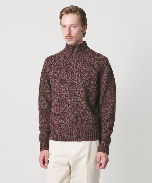 SOVEREIGN(ソブリン)の「<SOVEREIGN> ウール カシミヤ ムリネ ハイネック ニット(ニット/セーター・メンズ・ブラウン系・L)」の1枚目の写真