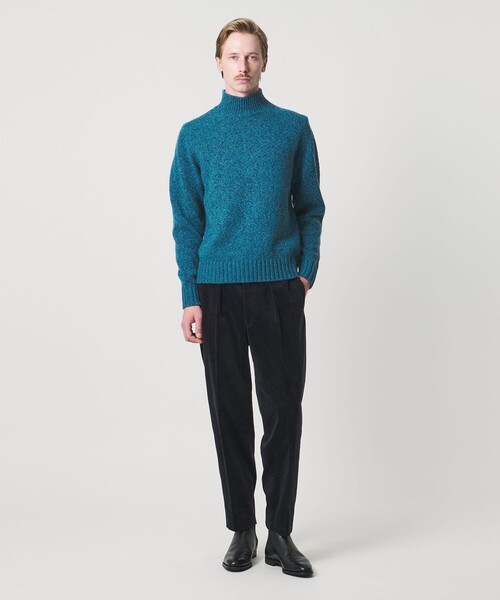 SOVEREIGN(ソブリン)の「<SOVEREIGN> ウール カシミヤ ムリネ ハイネック ニット(ニット/セーター・メンズ・ブラウン系・L)」の2枚目の写真