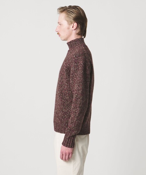 SOVEREIGN(ソブリン)の「<SOVEREIGN> ウール カシミヤ ムリネ ハイネック ニット(ニット/セーター・メンズ・ブラウン系・L)」の5枚目の写真