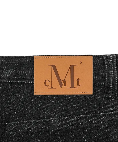 MUCENT(ムセント)の「◇MUCENT◇ブランド直輸入正規品/スレイト ブーツ カット デニム パンツ SLAITE BOOTS CUT DENIM PANTS(デニムパンツ・レディース・ブラック・M/S)」の4枚目の写真