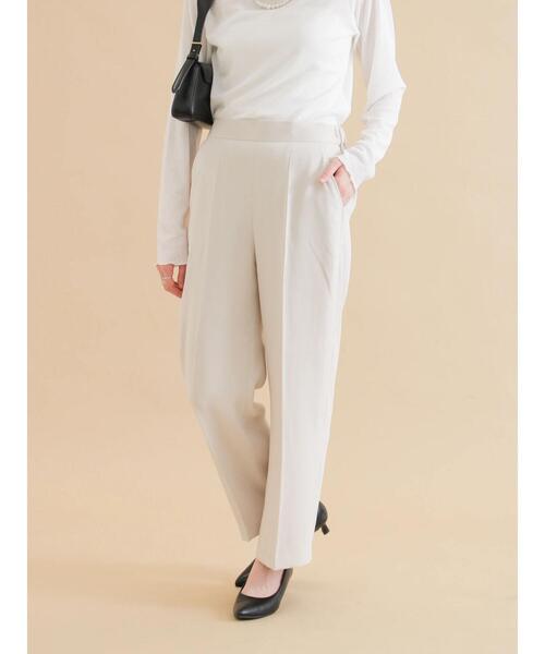 sm2rhythm（サマンサモスモスリズム）の「セミワイドパンツ【セットアップ可】（その他パンツ・レディース・ブラック/ライトベージュ・L/M）」の20枚目の写真